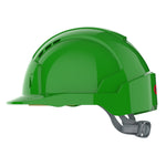 JSP EVOLite Safety Helmet - Slip Ratchet - Vented - Green - thumbnail 3