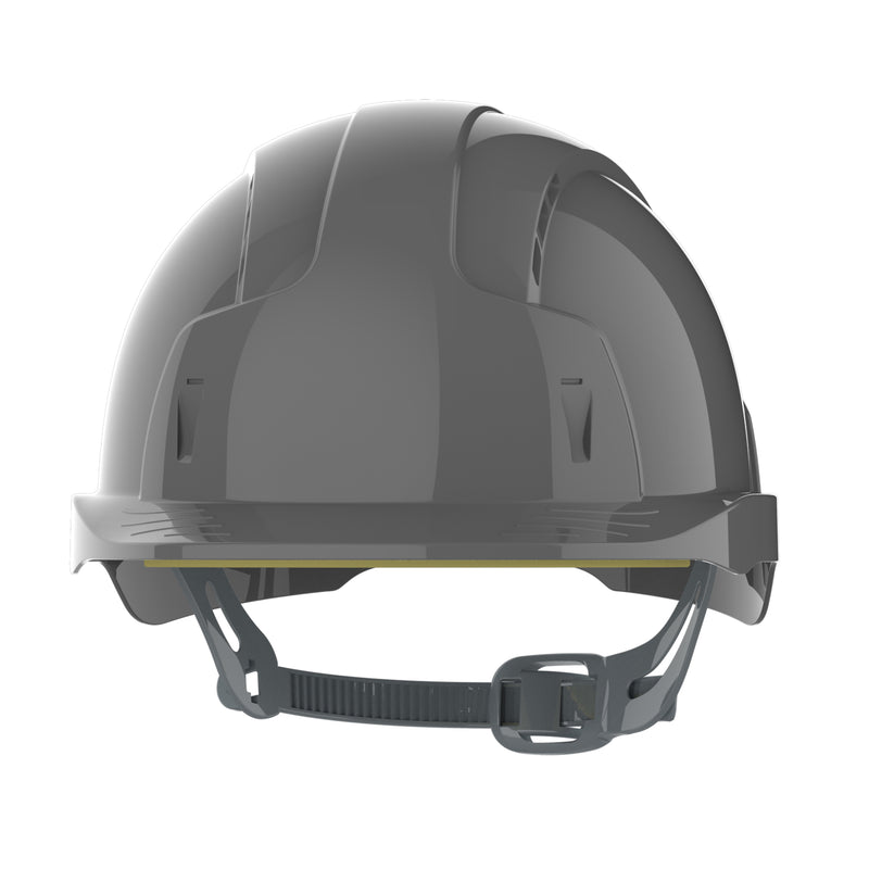 JSP EVOLite Safety Helmet - Slip Ratchet - Vented - Grey