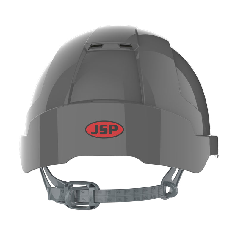 JSP EVOLite Safety Helmet - Slip Ratchet - Vented - Grey