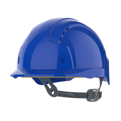 JSP EVOLite Safety Helmet - Slip Ratchet - Vented - Blue
