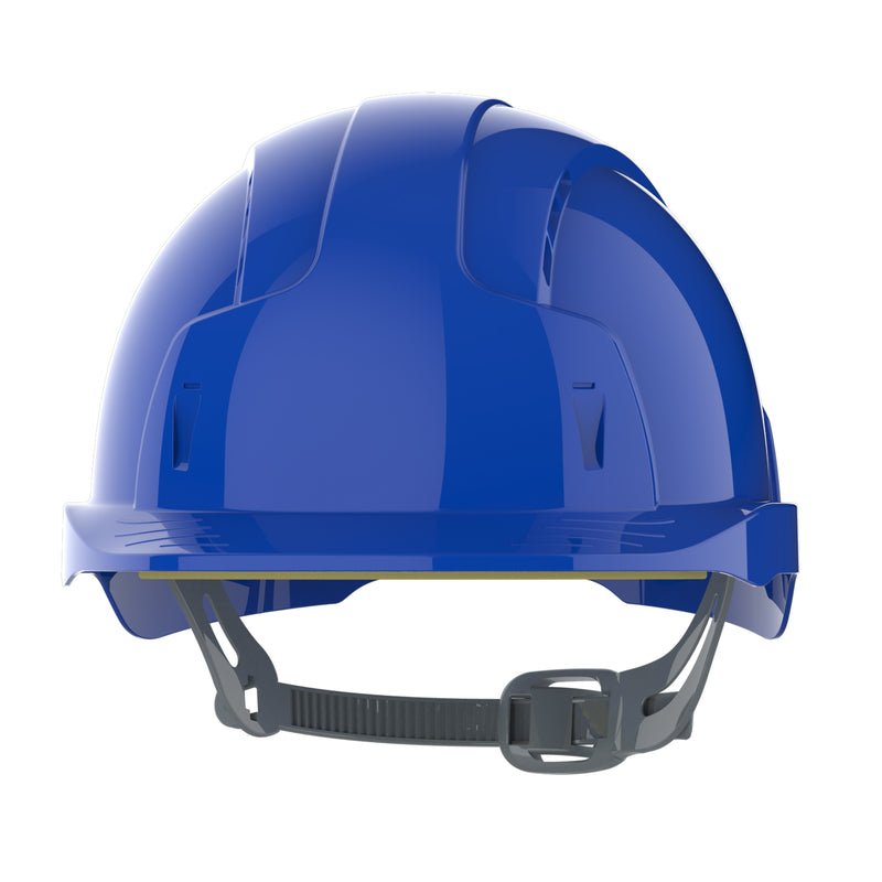JSP EVOLite Safety Helmet - Slip Ratchet - Vented - Blue