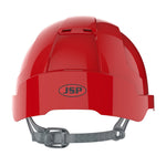 JSP EVOLite Safety Helmet - Slip Ratchet - Vented - Red - thumbnail 4