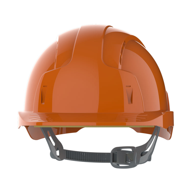JSP EVOLite Safety Helmet - Slip Ratchet - Vented - Orange