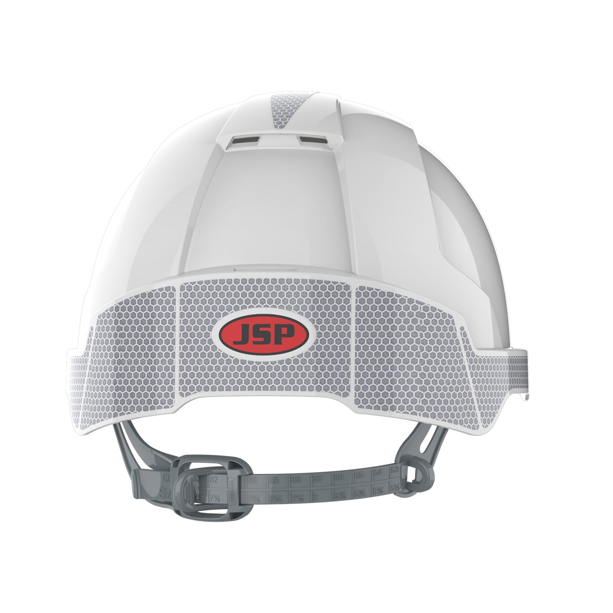JSP EVOLite Safety Helmet with CR2 - Slip Ratchet - Vented - White
