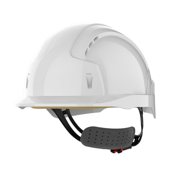 JSP EVOLite Safety Helmet - Wheel Ratchet - Vented - White