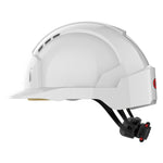 JSP EVOLite Safety Helmet - Wheel Ratchet - Vented - White - thumbnail 3