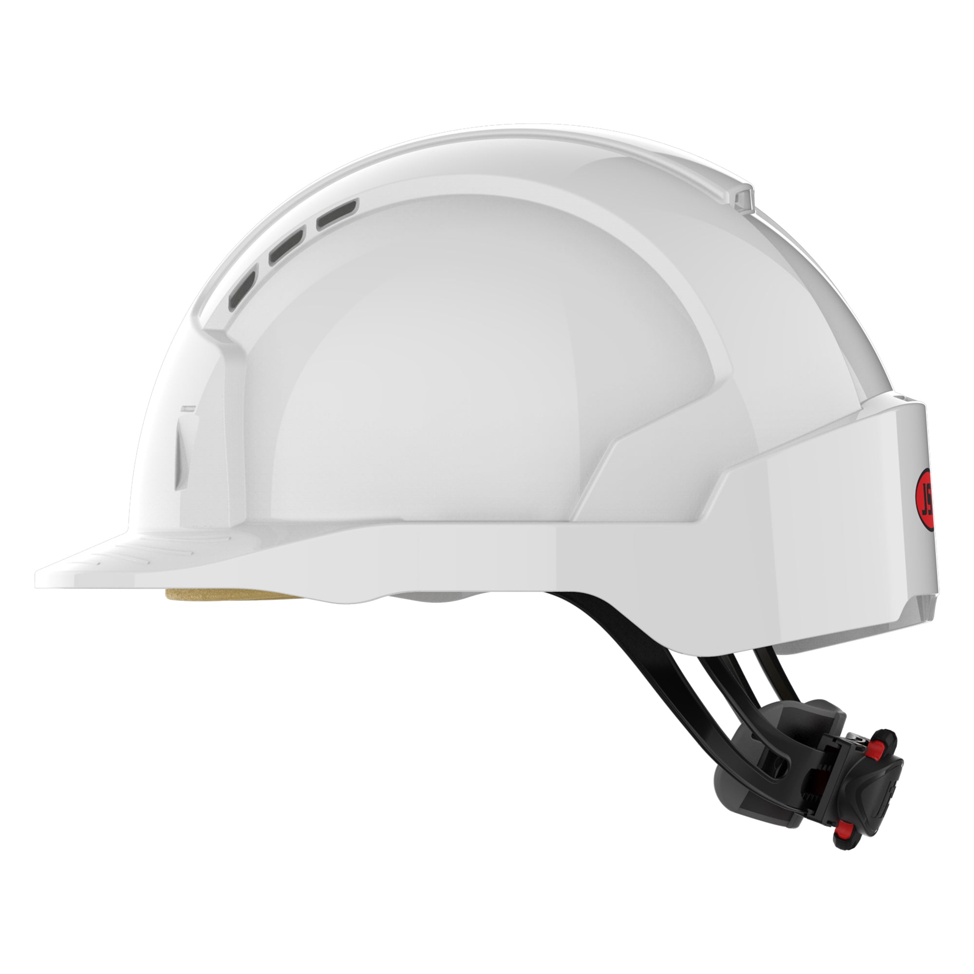 JSP EVOLite Safety Helmet - Wheel Ratchet - Vented - White