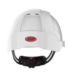 JSP EVOLite Safety Helmet - Wheel Ratchet - Vented - White - thumbnail 4
