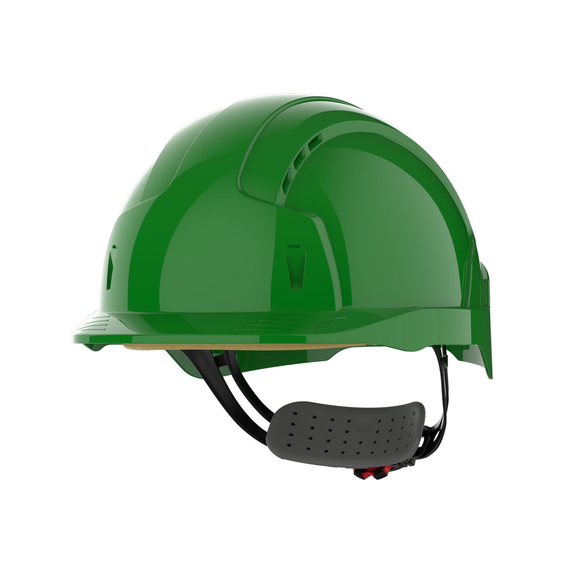 JSP EVOLite Safety Helmet - Wheel Ratchet - Vented - Green