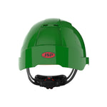 JSP EVOLite Safety Helmet - Wheel Ratchet - Vented - Green - thumbnail 4