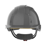 JSP EVOLite Safety Helmet - Wheel Ratchet - Vented - Grey - thumbnail 2