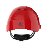 JSP EVOLite Safety Helmet - Wheel Ratchet - Vented - Red - thumbnail 4