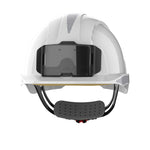 JSP EVOLite Safety Helmet - Reflective CR2 Decals and ID Card Holder / Lamp Bracket - White - thumbnail 2