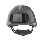 JSP EVOLite Safety Helmet with CR2 Decals and ID Card Holder / Lamp Bracket - Grey - thumbnail 2