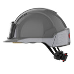 JSP EVOLite Safety Helmet with CR2 Decals and ID Card Holder / Lamp Bracket - Grey - thumbnail 3