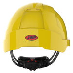 JSP EVOLite Safety Helmet with ID Card Holder / Lamp Bracket - Yellow - thumbnail 4