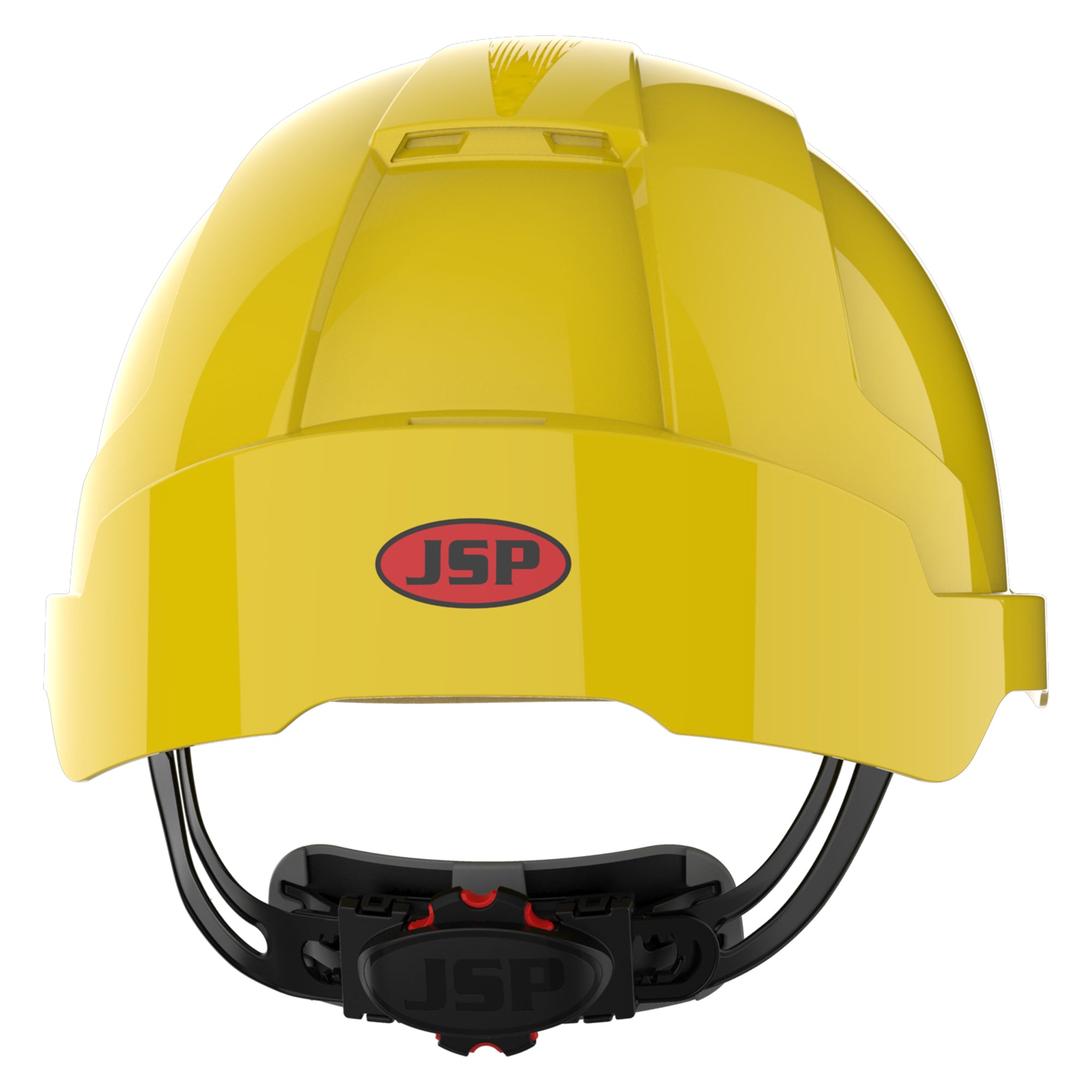 JSP EVOLite Safety Helmet with ID Card Holder / Lamp Bracket - Yellow