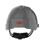 JSP EVOLite Safety Helmet with ID Card Holder / Lamp Bracket - Grey - thumbnail 4