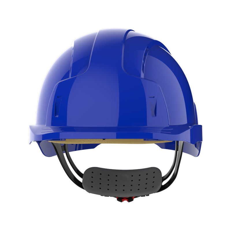 JSP EVOLite Safety Helmet - Micro Peak - Wheel Ratchet - Blue