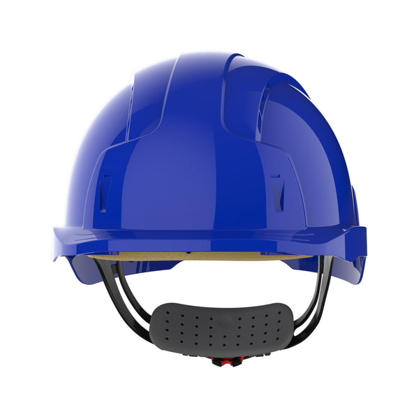 JSP EVOLite Safety Helmet - Micro Peak - Wheel Ratchet - Blue
