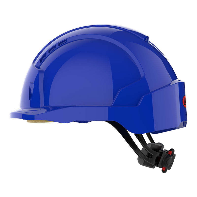JSP EVOLite Safety Helmet - Micro Peak - Wheel Ratchet - Blue