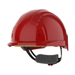 JSP EVOLite Safety Helmet - Micro Peak - Wheel Ratchet - Red - thumbnail 1