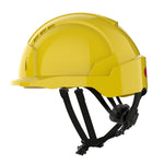 JSP EVOLite Micro Peak Linesman Safety Helmet - Wheel Ratchet - Yellow - thumbnail 3