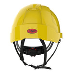 JSP EVOLite Micro Peak Linesman Safety Helmet - Wheel Ratchet - Yellow - thumbnail 4