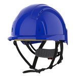 JSP EVOLite Micro Peak Linesman Safety Helmet - Wheel Ratchet - Blue - thumbnail 1