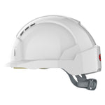 JSP EVOLite Safety Helmet - Micro Peak - Slip Ratchet - Vented - White - thumbnail 3
