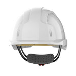 JSP EVOLite Safety Helmet - Micro Peak - Wheel Ratchet - Vented - White - thumbnail 2