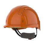 JSP EVOLite Safety Helmet - Micro Peak - Wheel Ratchet - Vented - Orange - thumbnail 1