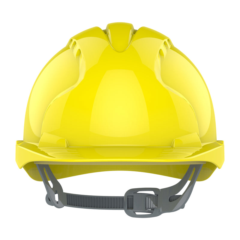 JSP EVO2 Safety Helmet - Slip Ratchet - Yellow