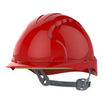 JSP EVO2 Safety Helmet - Slip Ratchet - Red - thumbnail 1
