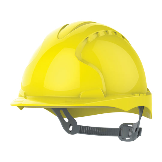 JSP EVO3 Safety Helmet - Slip Ratchet - Yellow