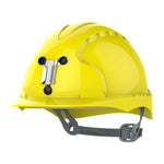 JSP EVO3 Mining Safety Helmet with Lamp Bracket - Slip Ratchet - Yellow - thumbnail 1