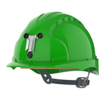 JSP EVO3 Safety Helmet - Slip Ratchet - 3 Point Miners - Green - thumbnail 1
