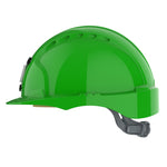 JSP EVO3 Safety Helmet - Slip Ratchet - 3 Point Miners - Green - thumbnail 4