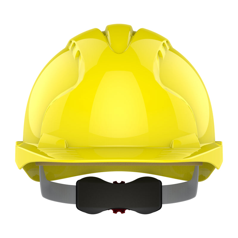 JSP EVO3 Safety Helmet - Wheel Ratchet - Yellow