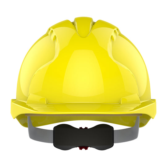 JSP EVO3 Safety Helmet - Wheel Ratchet - Yellow