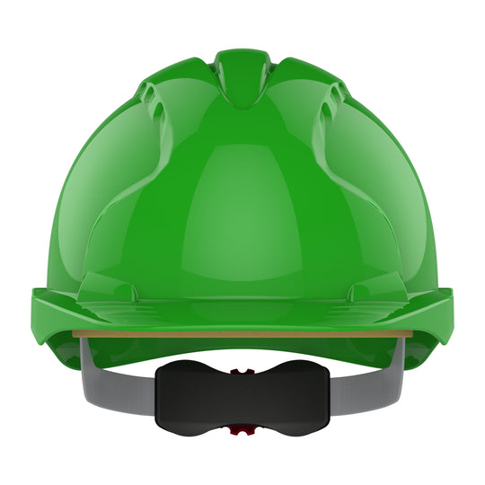 JSP EVO3 Safety Helmet - Wheel Ratchet - Green