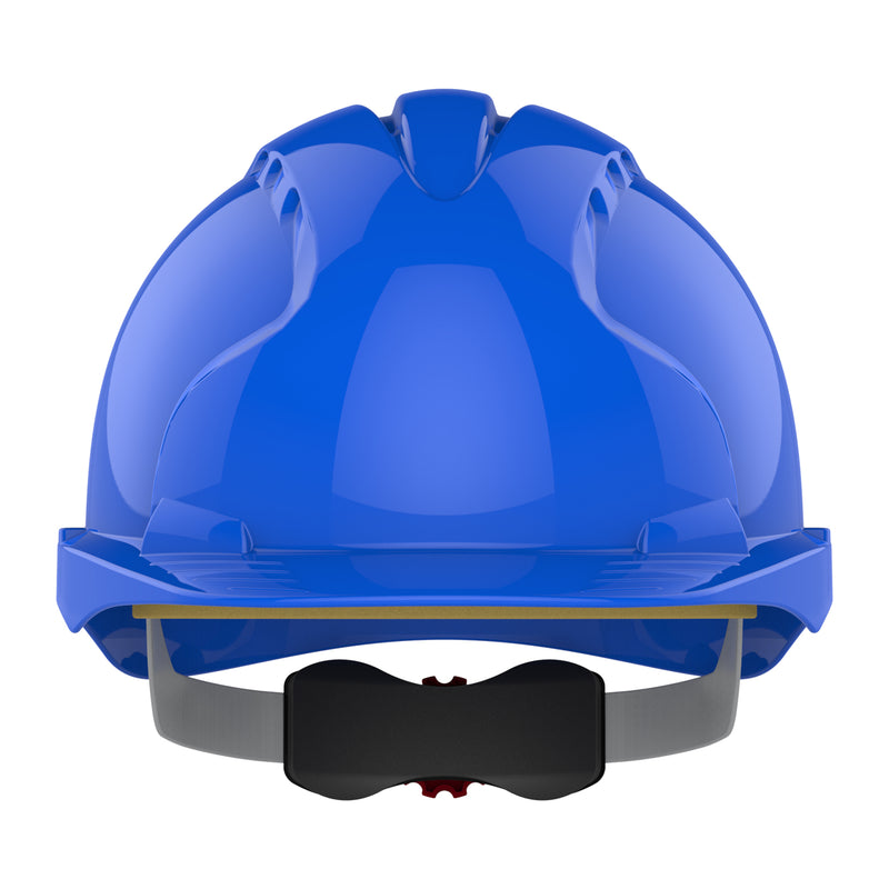 JSP EVO3 Safety Helmet - Wheel Ratchet - Blue