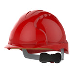 JSP EVO3 Safety Helmet - Wheel Ratchet - Red - thumbnail 1
