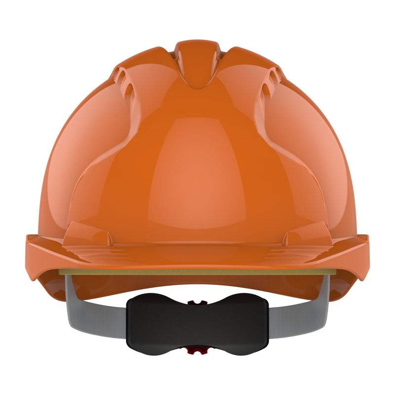 JSP EVO3 Safety Helmet - Wheel Ratchet - Orange