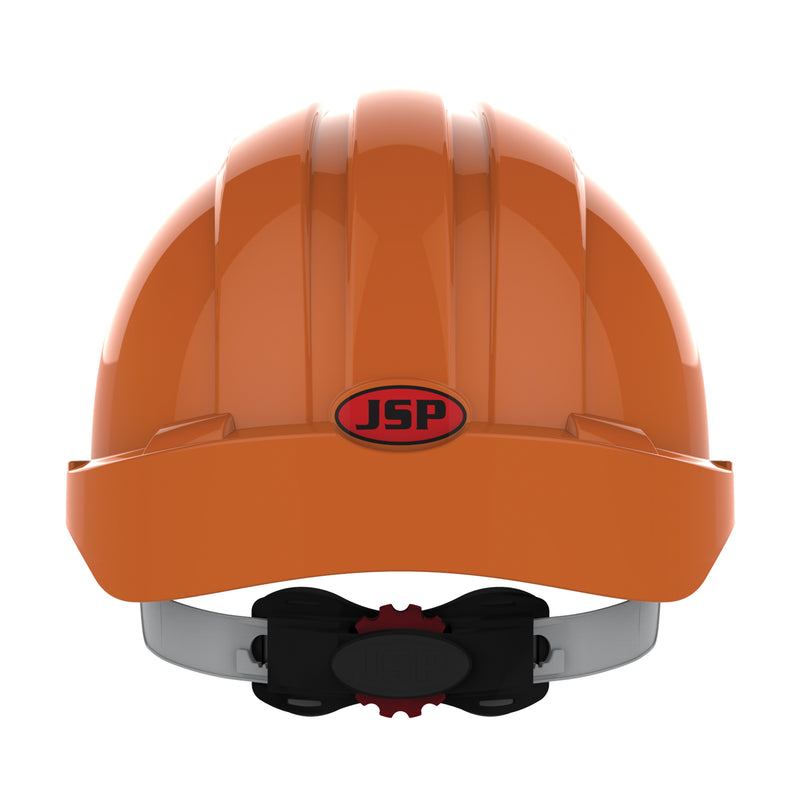JSP EVO3 Safety Helmet - Wheel Ratchet - Orange