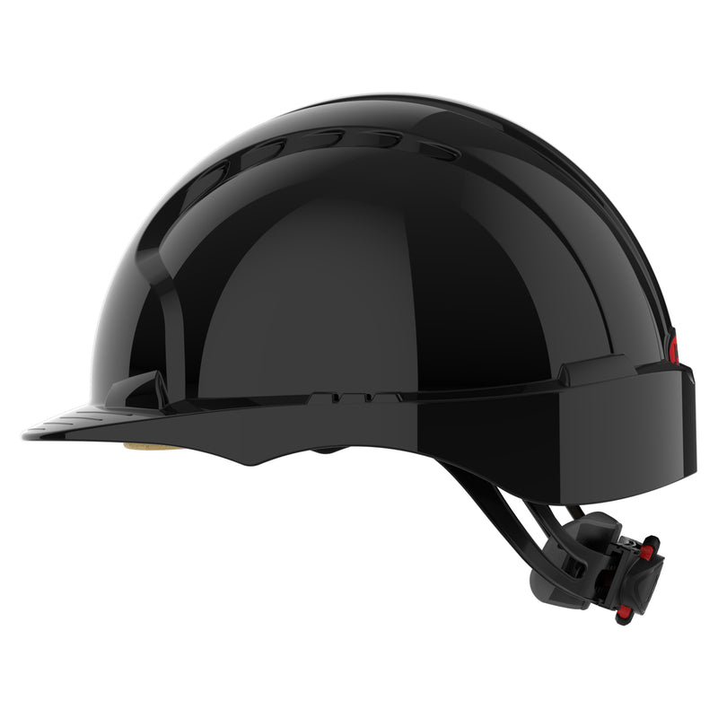 JSP EVO3 Safety Helmet - Wheel Ratchet - Black