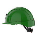 JSP EVO3 Mining Safety Helmet with Lamp Bracket - Wheel Ratchet - Green - thumbnail 2