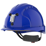 JSP EVO3 Mining Safety Helmet with Lamp Bracket - Wheel Ratchet - Blue - thumbnail 1