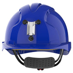 JSP EVO3 Mining Safety Helmet with Lamp Bracket - Wheel Ratchet - Blue - thumbnail 2