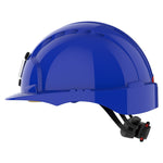 JSP EVO3 Mining Safety Helmet with Lamp Bracket - Wheel Ratchet - Blue - thumbnail 3